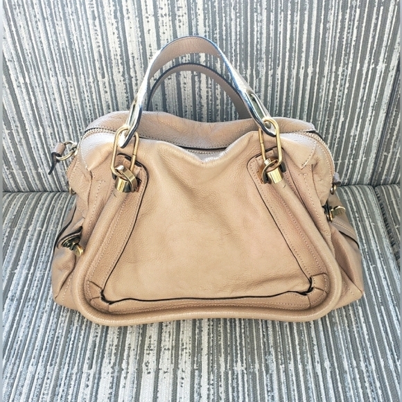 Chloe Handbags - CHLOE Paraty Beige Purse Handbag